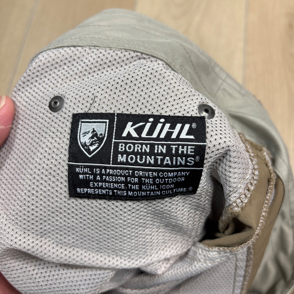 Kuhl Deceptr Men 34x34 Khaki Brown Technical Hiking Utility Travel Stretch Pants - Picture 5 of 13